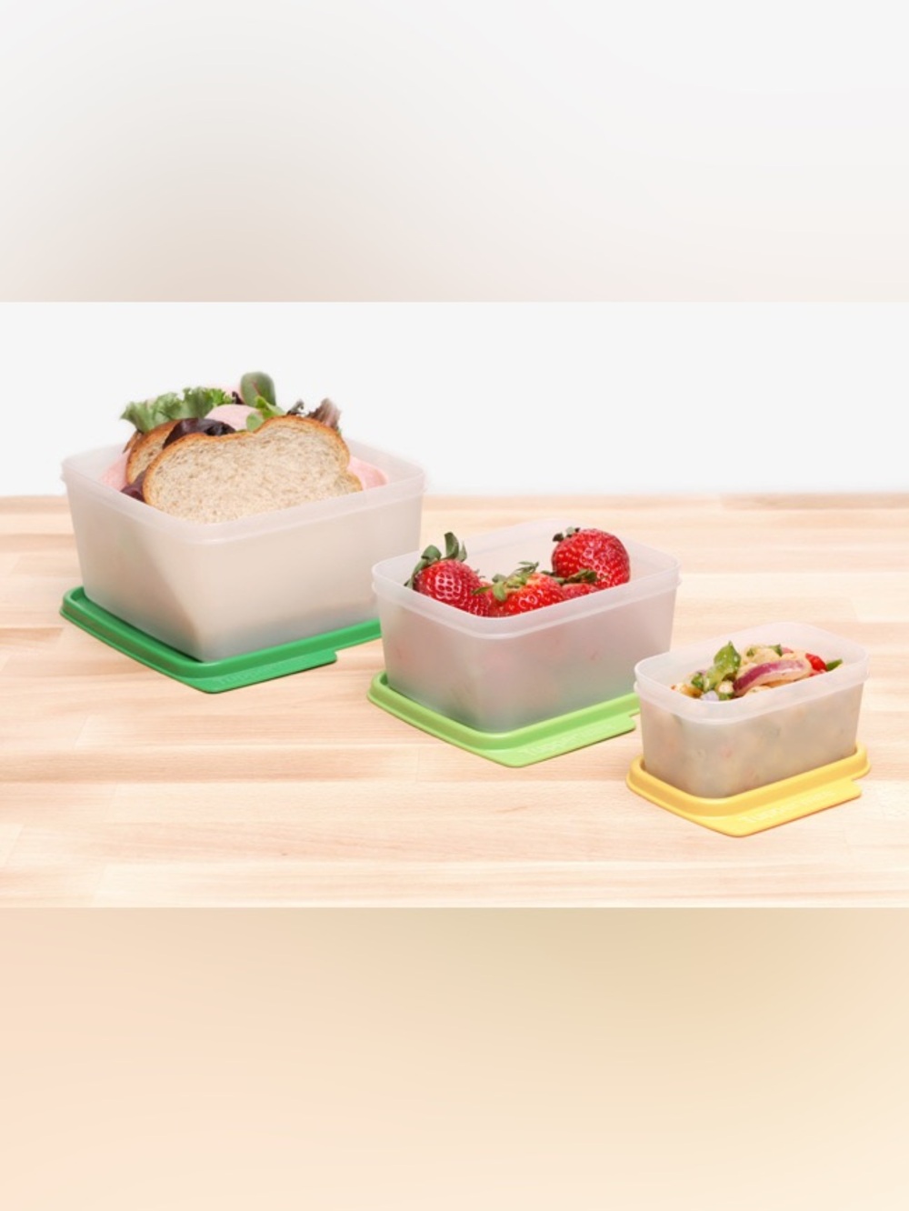 Tupperware Keep Tabs Set of 3 Containers